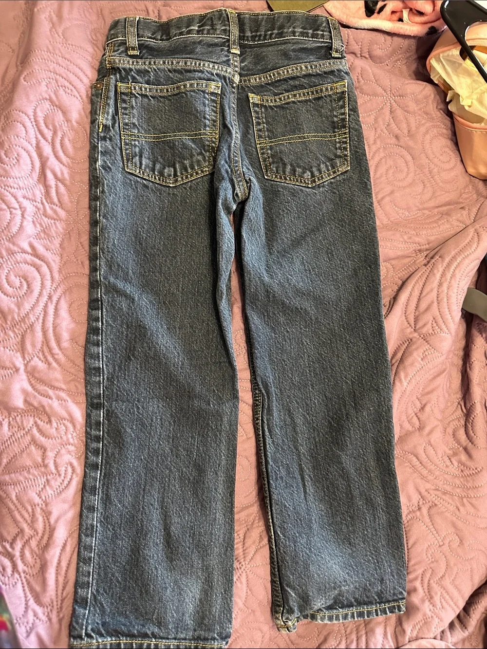 Oshkosh B’Gosh little boy jeans. Blue denim straight leg size 7H.